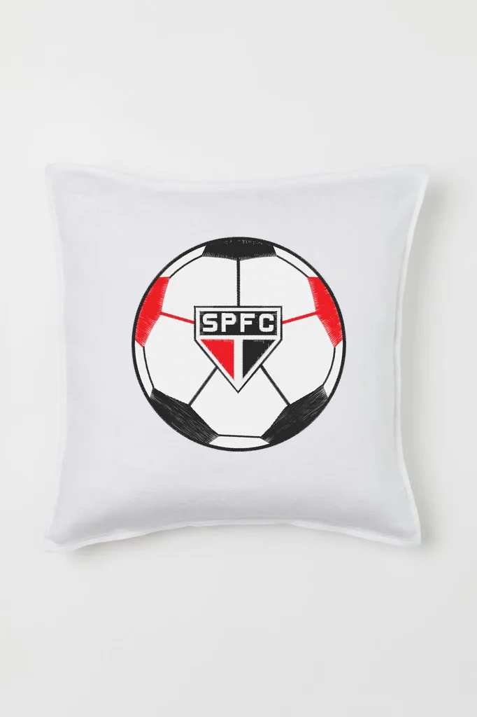 Дизайн машинной вышивки «Футбольный мяч SPFC» (128.8×128.9 мм) — вид 2