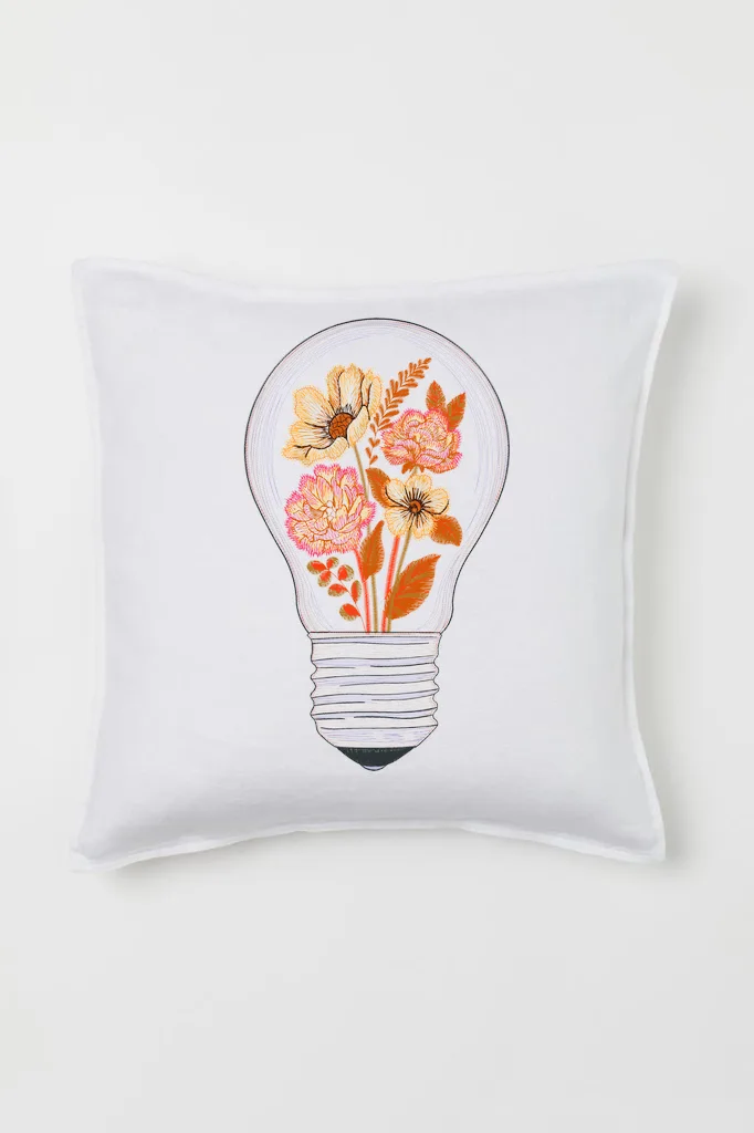 Дизайн машинной вышивки «Цветущая лампочка» (144.9×246.5 мм) — вид 2