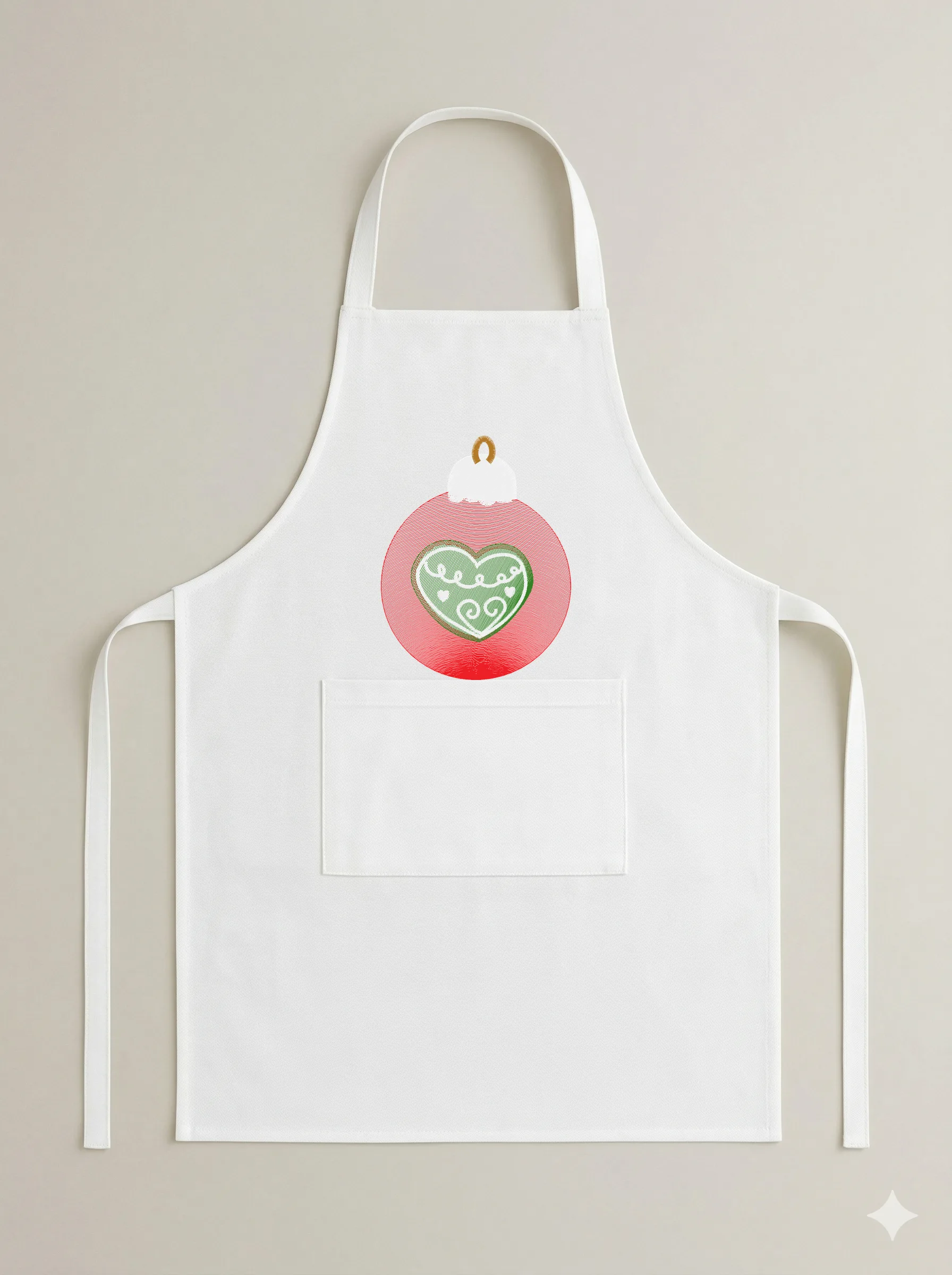 Дизайн машинной вышивки «Новогодний шар с сердцем» (93.3×120.1 мм) — вид 6