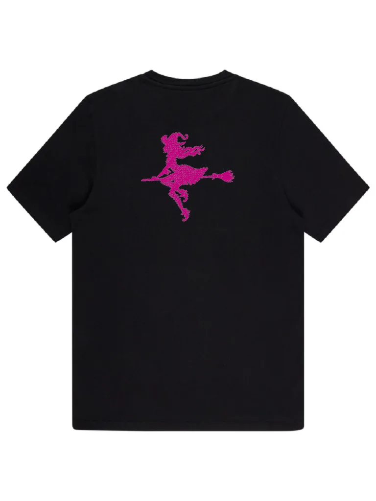 Дизайн машинной вышивки «Ведьма на метле» (54.3×51.6 мм) — вид 4