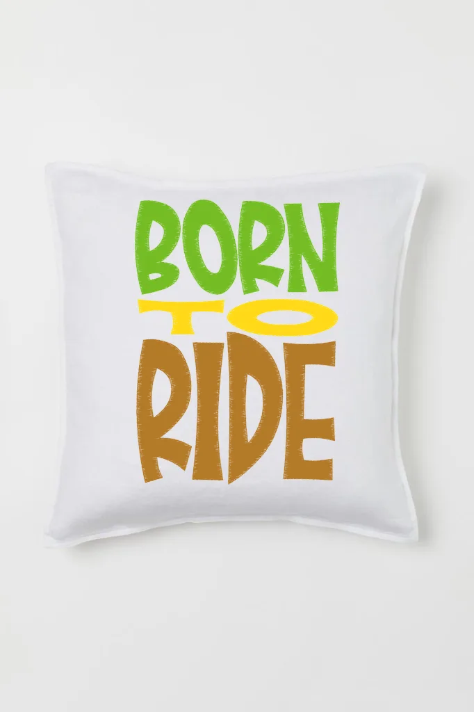 Надпись Born to Ride (миниатюра 2)