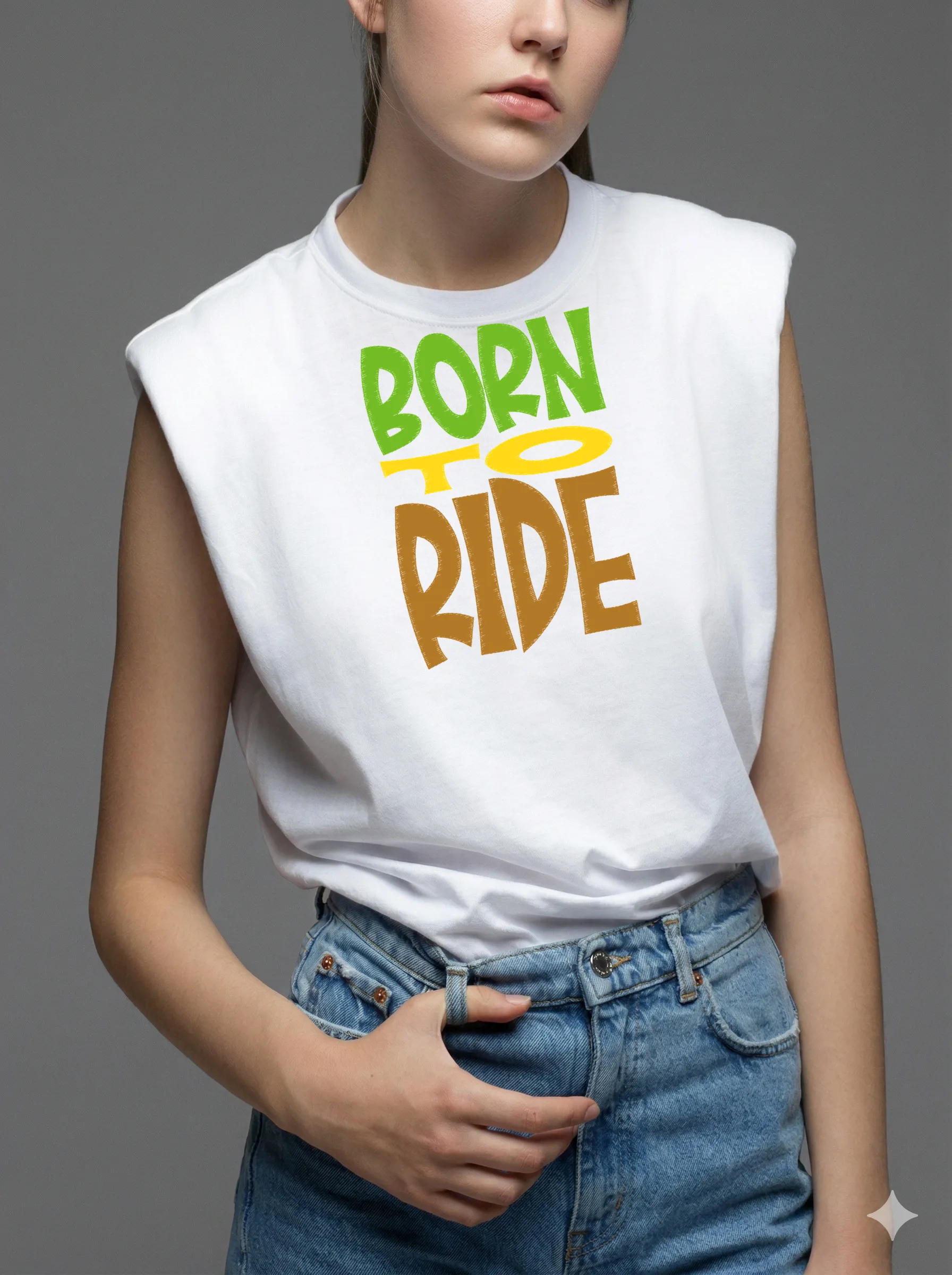 Надпись Born to Ride (миниатюра 8)