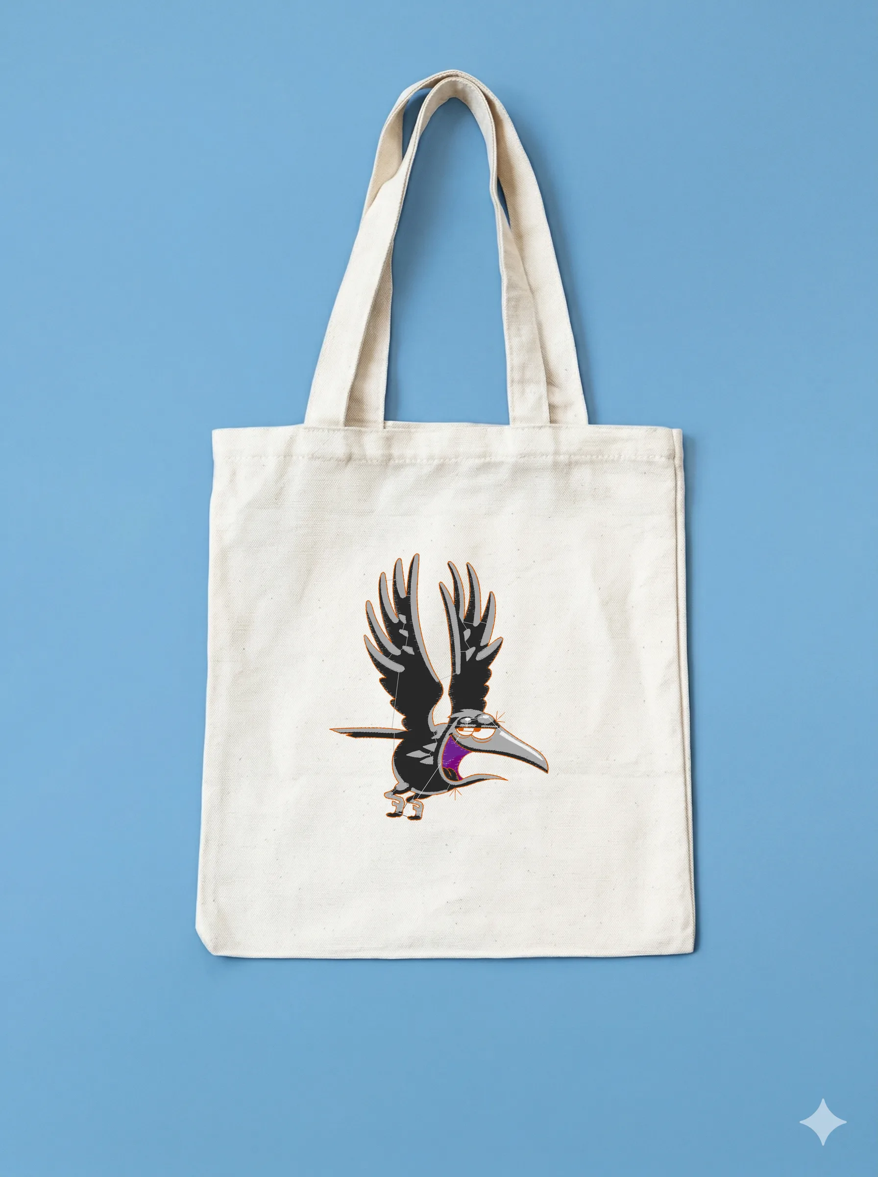 Забавный мультяшный ворон (миниатюра 10)