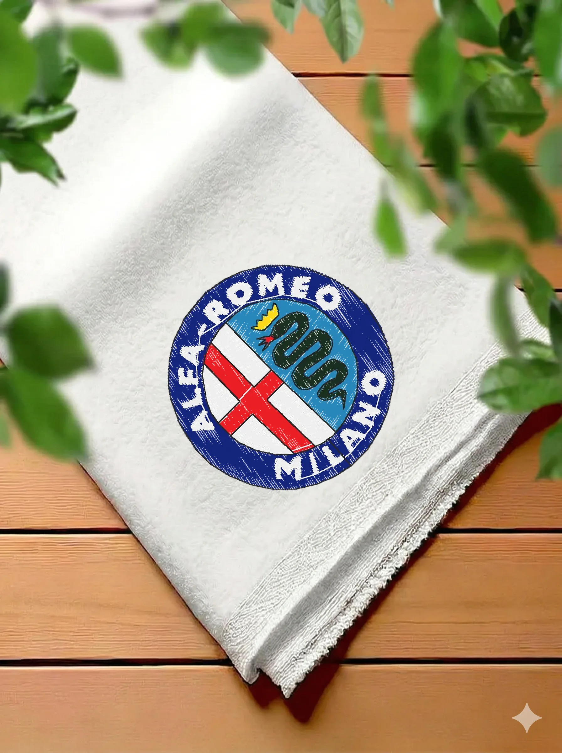 Винтажная эмблема Alfa Romeo (миниатюра 7)