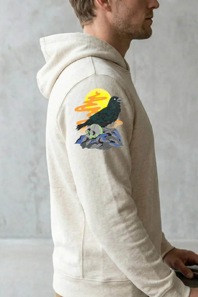 Ворон на черепе (миниатюра 3)