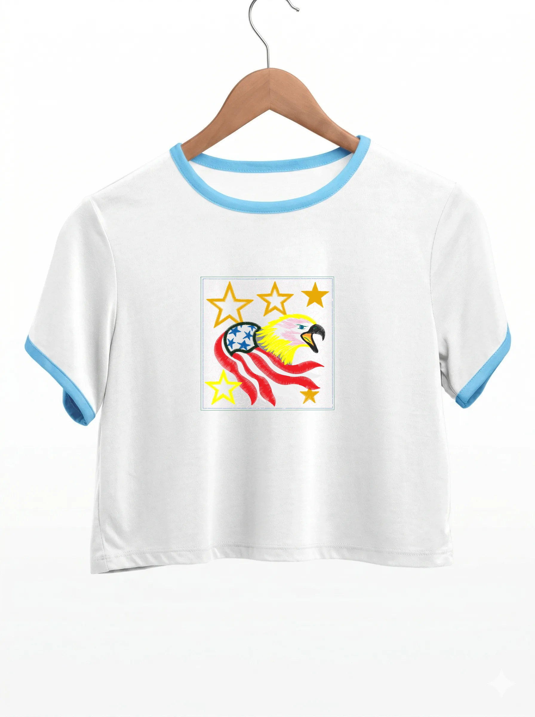 Американский орел со звездами (миниатюра 9)